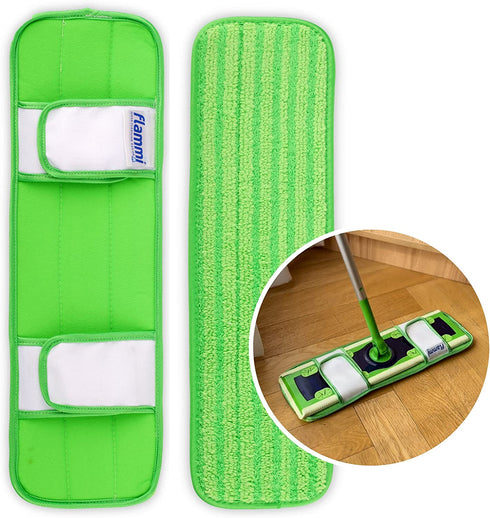 Reusable Dust Mop Pads for Swiffer Sweeper XL, Microfiber Mop Pad Refill Wet Dry Cleaning Pad (Mop is NOT Included)