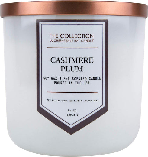 Chesapeake Bay Candle The Collection Two-Wick Scented Candle, Cashmere Plum