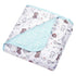 Trend Lab Quilted Jersey Baby Blanket, Fishing Bears