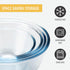 Mixing Bowls with Lids, Glass Mixing Bowl Set with BPA Free Lids, Space Saving Nesting Bowls, Food Storage Containers, 6 Piece Set Glass Bowls with Lids