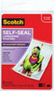 Scotch Self-Sealing Laminating Pouches, Glossy Finish, 4.3 x 6.3 Inches, 5 Pouches (PL900G)