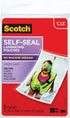 Scotch Self-Sealing Laminating Pouches, Glossy Finish, 4.3 x 6.3 Inches, 5 Pouches (PL900G)
