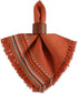 DII Tabletop Collection, Southwest Hacienda Stripe, Napkin Set, 20x20, Sedona Sunset, 6 Piece