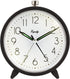 Equity by La Crosse 20091 5 Inch Silent Sweeping Quartz Metal Alarm Clock, Dark Gray