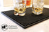 S&T INC. Rubber Bar Mats, Coffee Maker Mats, or Countertop Spill Mats, 11.9 Inch x 17.8 Inch, Black, 2PK