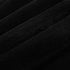 SISIZH Decorative Plush Faux Fur Throw Pillow Covers with Zipper Closure, 20x20 Inch Luxury Velvety Soft Square Cushion Cases Pillowcase for Couch, Set of 2, Black