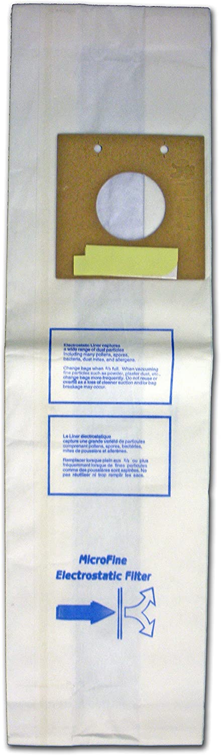 EnviroCare Replacement Micro Filtration Vacuum Cleaner Dust Bags for Eureka Bravo and Powerline Style U Upright 9 Bags