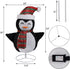 YOFIT 2.5 Ft Lighted Pop up Christmas Penguin Decorations, 45 LED Light up Collapsible Christmas Penguin for Home Indoor Outdoor Holiday Xmas Party Decor