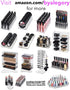 byAlegory Acrylic Makeup Beauty Brush Organizer | 24 Space Cosmetic Storage (CLEAR)