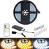 16.4FT Tunable White Strip Light 2700K-6000K Dimmable cuttable 5050LED Chip with IR Remote Daylight, Warm White for Bed Room, Living Room, Kitchen, Under Cabinet, Home