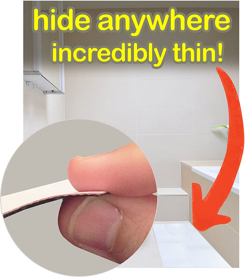 Bloody Bath Mat - The Original Color Changing Sheet That Turns Red When Wet Gag Gifts for Adults Men Women - Footprints Disappear Like Magic Novelty Prank Gifts
