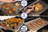 Baking Pan with Cooling Rack Set - Half Sheet Pan Size - Includes a Professional Aluminum Baking Sheet and a Stainless Steel Baking Rack for Oven - Durable, Easy to Clean, Commercial Quality