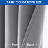HOMEIDEAS 2 Panels Blackout Short Curtains for Small Window Tiers 24 inch Long Grommet Small Curtain Drapes Half Window Curtains for Kitchen Bathroom Cafe Dining, Light Grey