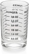 Shot Glass Measuring Cup 3 Ounce/90ML Liquid Heavy High Espresso Glass Cup Black Line