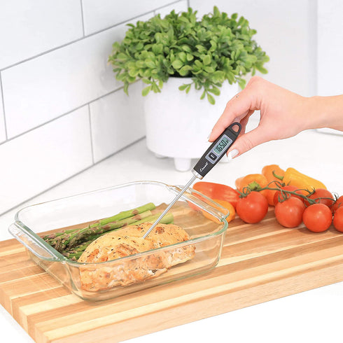 Escali DH1 Gourmet Digital Thermometer, NSF Certified-Black, Standard