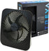 Treva 10-Inch Portable Desktop Battery Fan, Powered by Battery and/or AC Adapter - Air Circulating with 2 Cooling Speeds