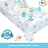 Decostyle, 6 Pack Premium Disposable table cover, Frozen, elsa, Snowflake, crystal, parties, Winter theme, Plastic, Birthday Party, Rectangular decorations, Tablecloth, table cloths 54 Inch x 108 Inch