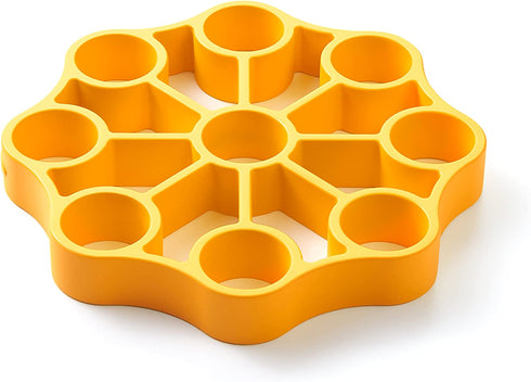 OXO Good Grips Silicone Egg Rack,Yellow,One Size