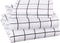 Amazon Basics Soft Microfiber Sheet Set with Elastic Pockets - Full, Black Grid
