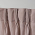 Exclusive Home Curtains EH8296-03 2-84P Velvet Heavyweight Pinch Pleat Top Curtain Panel Pair, 84" Length, Blush