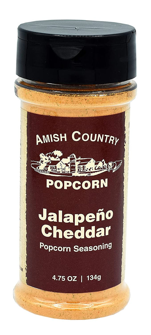 Amish Country Popcorn | Jalapeno Cheddar Seasoning - 4.75 oz | Old Fashioned, Non-GMO and Gluten Free