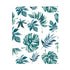NoJo Super Soft Green & White Palm Leaf Nursery Crib Fitted Sheet, Green, White