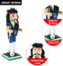 Clever Creations Soccer Player 10 Inch Traditional Wooden Nutcracker, Festive Christmas D©cor for Shelves and Tables