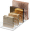 iDesign Clarity BPA-Free Plastic Divided Makeup Palette Organizer, 9.25" x 3.86" x 3.2", Clear