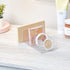 iDesign Clarity BPA-Free Plastic Divided Makeup Palette Organizer, 9.25" x 3.86" x 3.2", Clear