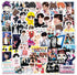 V-Harna BTS Vinyl Stickers Pack| 50Pcs Aesthetic Lovely Bangtan Sonyeondan Kpop V Jimin Jungkook Stickers for Laptop Phone Case Notebook Luggage Water Bottle - Waterproof Stickers Gift