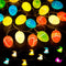 16.41ft 40 LEDs Easter Egg Bunny String Lights Decorations Rabbit Hanging Garland Indoor Outdoor Tree Party Decor(Batteries Not Included)