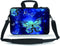 HYUTOTA 11 11.6 12 12.5 13 inches Case Laptop/Chromebook/Ultrabook/Notebook PC Messenger Bag Tablet Travel Case Neoprene Handle Sleeve with Shoulder Strap(Blue Butterfly)