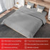 Infinitee Xclusives 1800 TC Series King Sheet Set - 4 Piece Bed Sheets - Soft Brushed Microfiber Fabric - 16 Inches Deep Pockets Sheets Wrinkle Free & Fade Resistant (Grey, King)