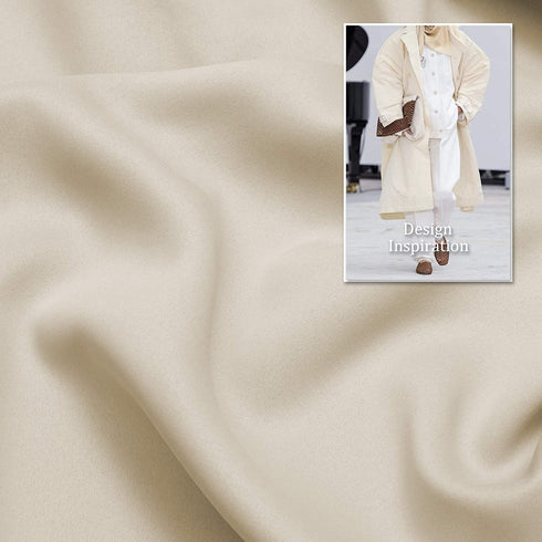 Cream Beige Curtain Panels 38 x 45 Inch Length Set of 2 Panels Light Beige Curtains for Living Room Solid Room Darkening Bedroom Curtains with Grommet Buttercream