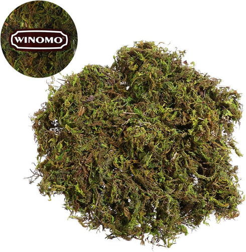 Wakauto 3 Packs Lifelike Artificial Moss Green Faux Lichen Fake Simulation Plants Floral Moss for Garden Lawn Crafts Wedding Decoration