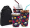 Spoton Iced Coffee Sleeve €œ 3 Pack with Pouch Reusable Ice Java Sock for Cold Drink Cups Neoprene Insulated Cup Sleeves Compatible Starbucks, McDonalds and Dunkin Donuts (Color Paws), SLVB3SML