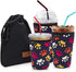Spoton Iced Coffee Sleeve €œ 3 Pack with Pouch Reusable Ice Java Sock for Cold Drink Cups Neoprene Insulated Cup Sleeves Compatible Starbucks, McDonalds and Dunkin Donuts (Color Paws), SLVB3SML
