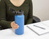 MIRA Stainless Steel Water Bottle - Hydro Vacuum Insulated Metal Thermos Flask Keeps Cold for 24 Hours, Hot for 12 Hours - BPA-Free One Touch Spout Lid Cap - 24 oz (710 ml), Space Blue