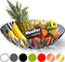 Mueller Fruit Basket, European Fruit Bowl, Fruit and Vegetables Holder for Counters, Kitchen, Countertop, Home Decor, High-end Look, Gray