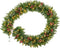 Amaoasis 9 Feet Pre-Lit Christmas Garland, Mixed Pine Decorated with Frosted Berries, Pinecones, 70 Lights Plug in, for Mantle Staircase Indoor and Outdoor