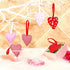 Valentine's Day Heart Hanging Decorations, Red and Pink Heart Fabric Soft Hanging Ornaments for Indoor Outdoor Wedding Party Supplies (20)