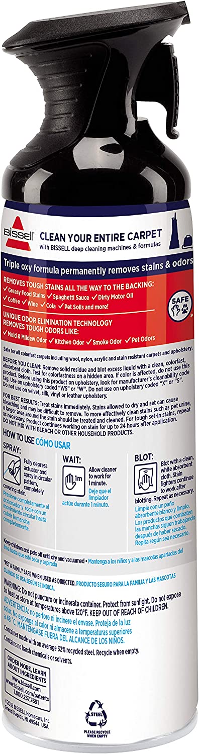 BISSELL Professional Power Shot Oxy Carpet Spot and Stain Remover, 14 ounces, 95C9