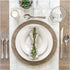 Rustic Distressed Farmhouse Faux Wood 13 in. Charger Plates in Gray Finish - Pack of 4