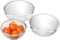 Bovado USA Glass Bowl Set (1QT + 1.5QT + 2.5QT) for Storage, Mixing, Serving - Clear, Dishwasher, Freezer & Oven Safe Glass, Easy-Clean, 2.5 QT, 1.5 QT, 1 QT