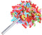 Battife Confetti Wands 10Pack Colorful Tissue Paper Confetti Flick Flutter Sticks for Wedding Celebrations, Anniversary, Birthday Parties, 7.8 inch