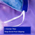 Galaxy Duvet Cover Queen Size, Blue Purple Reversible Duvet Cover Set Galaxy Star Comforter Cover with 2 Pillow Cases Breathable Microfiber Bedding Set for All Season 90"x90"