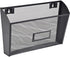 Lorell Black Mesh/Wire Wall Pocket, 6.6" x 12.6" x 4.8"