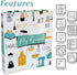 Recipe Binder, 8.5" x 9.5" 3 Ring Binder Organizer Set (with 50 Page Protectors, 100 4" x 6" Recipe Cards & 12 Category Divider Tabs) by Better Kitchen Products, Vintage Kitchen Design
