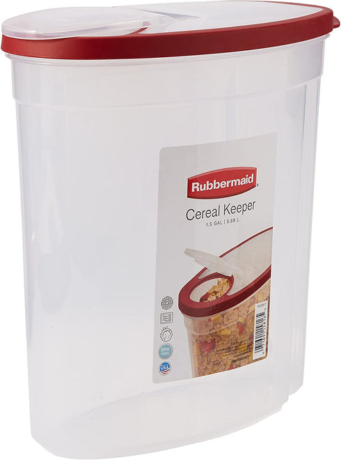 Rubbermaid Cereal Keeper Container, 1.5-Gallon