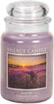Village Candle Lavender Large Glass Apothecary Jar Scented Candle, 21.25 oz, Purple, 21 Ounce